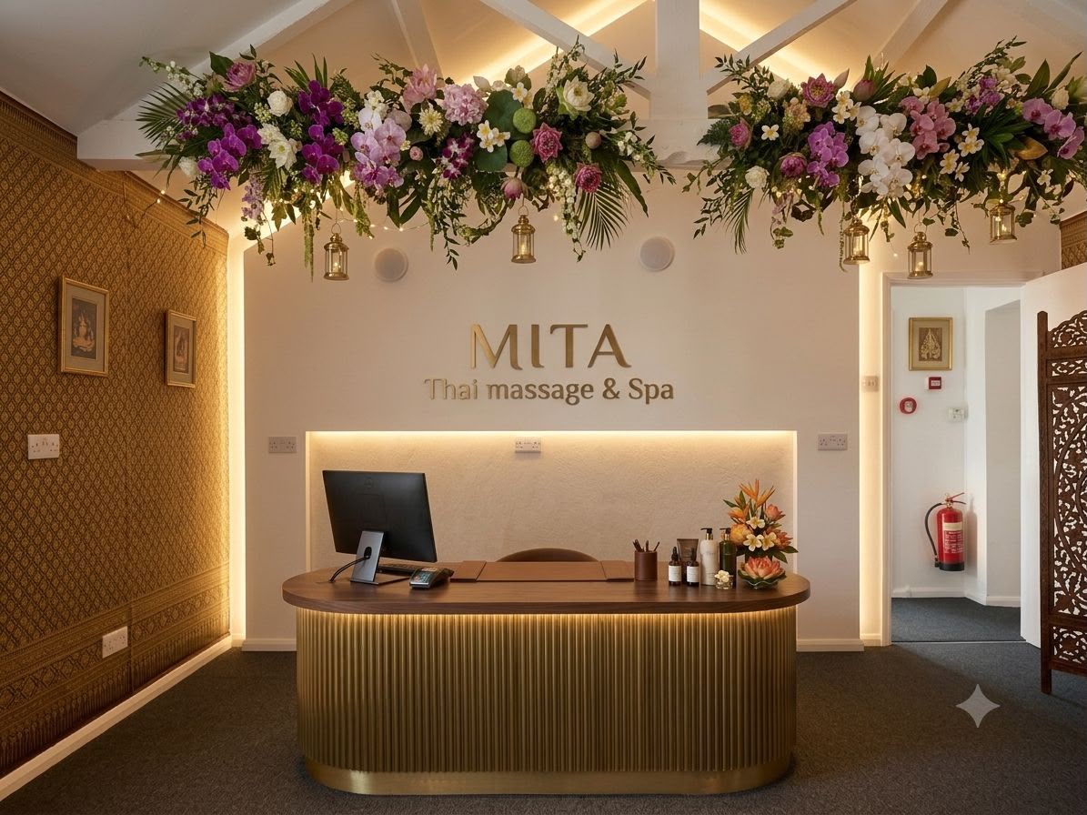 Spa therapist preparing a treatment